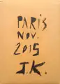 Paris Nov. 2015 (WITH PRINT ONLY 50 COPIES)