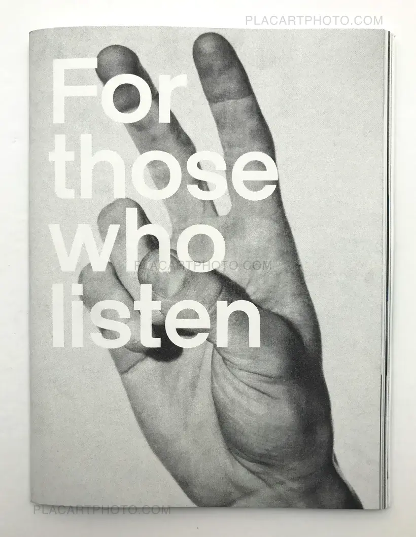 For those who listen (ONLY 50 COPIES)