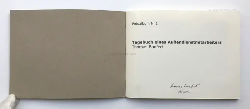 Tagebuch eines Aussendienstmitarbeiters/ Diary of a Field worker (ONLY 100 COPIES)