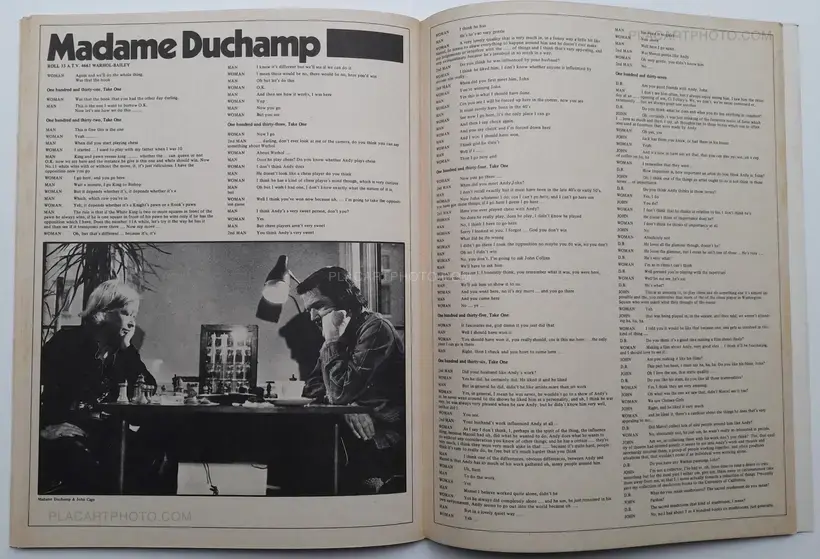 Andy Warhol (transcript of David Bailey's ATV documentary)