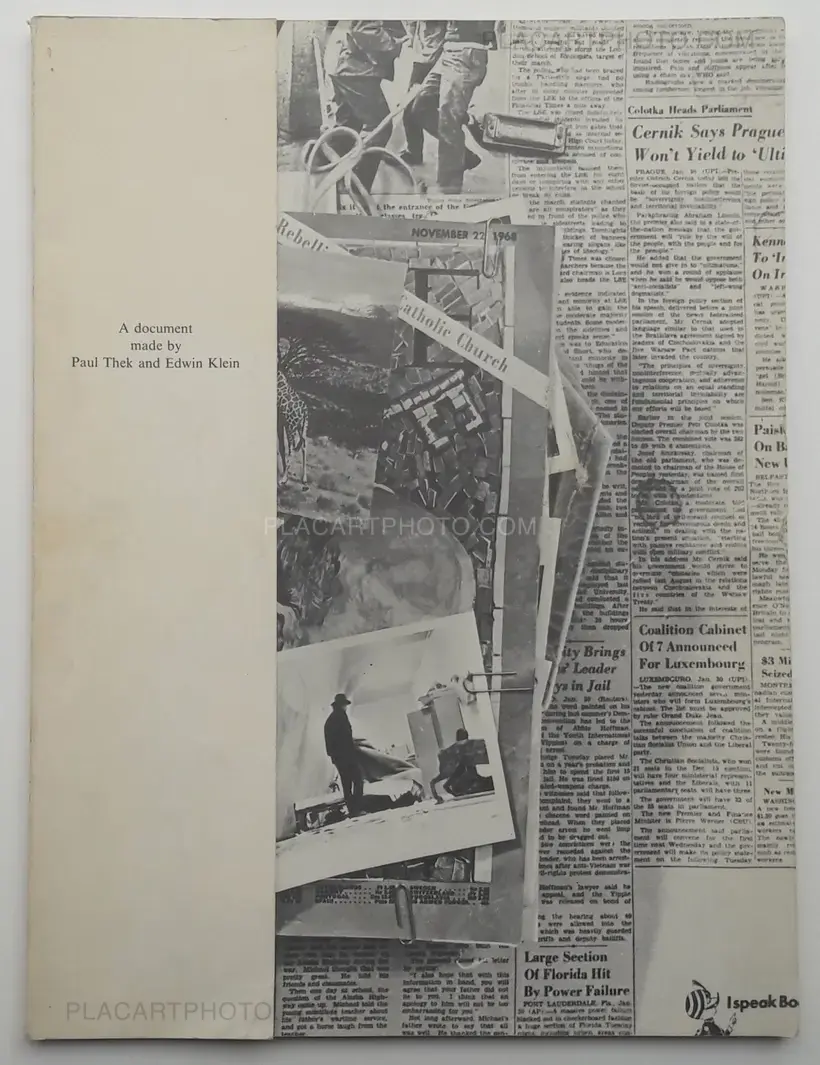 A Document Made by Paul Thek and Edwin Klein