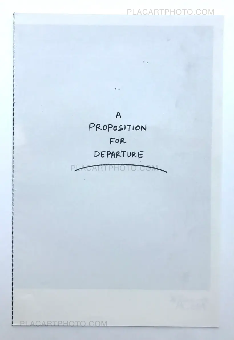 A PROPOSITION FOR DEPARTURE (SIGNED)