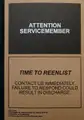 Attention Servicemember