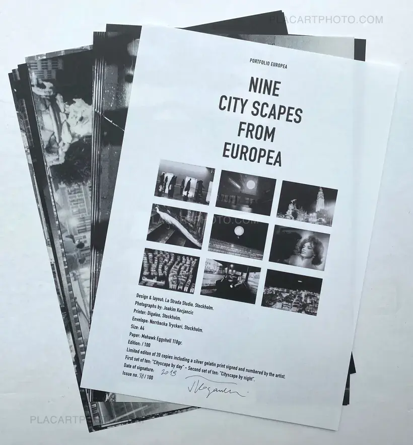 Nine City Scapes From Europea (limited edition of 100)