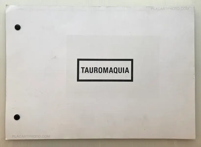 TAUROMAQUIA (signed and numbered)