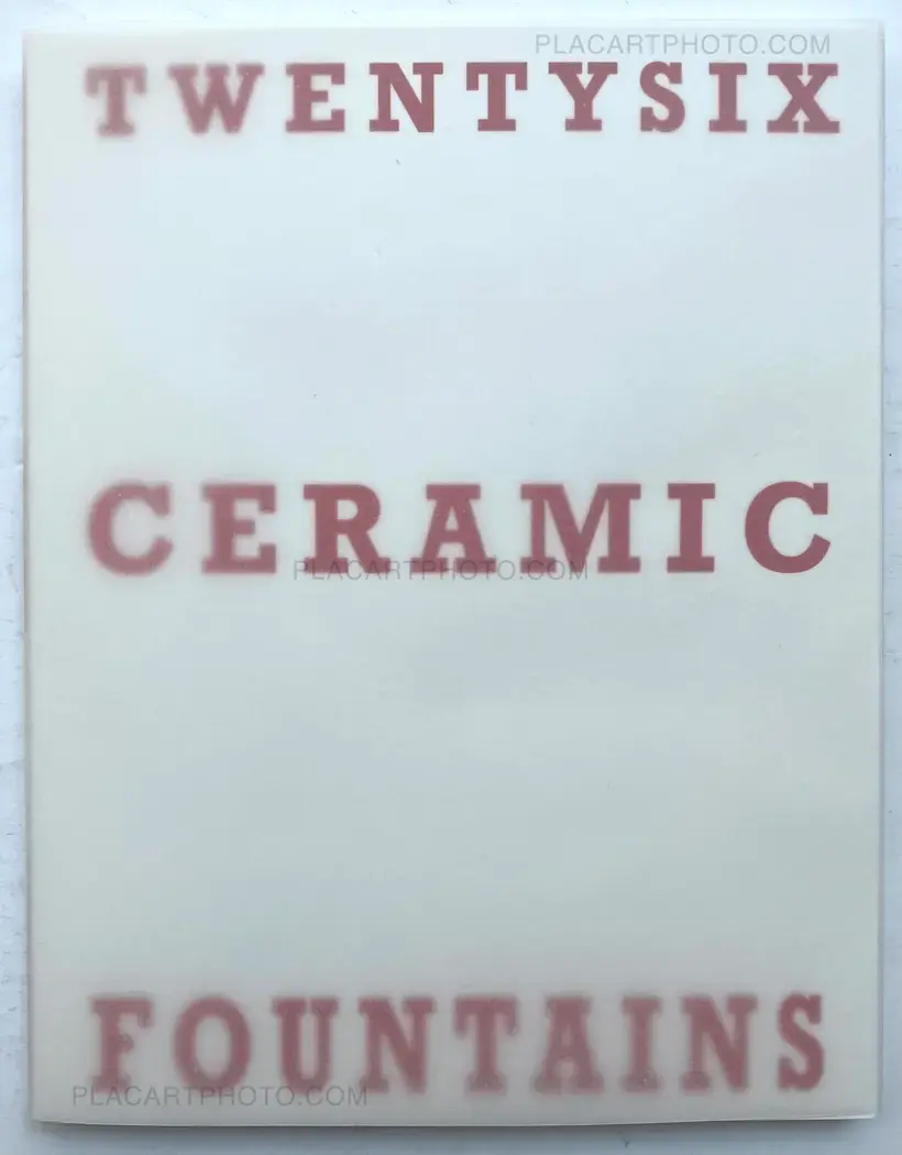 Twentysix Ceramic Fountains (Signed and numbered)