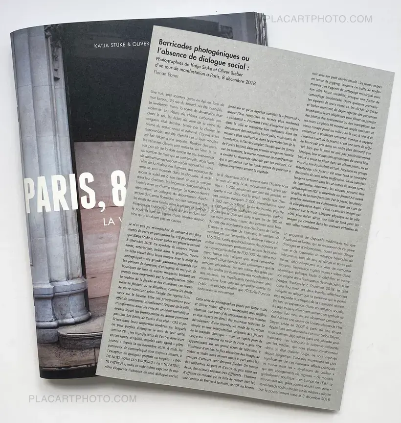 La ville lumière Paris, 8 Dec 2018 (Signed by both)