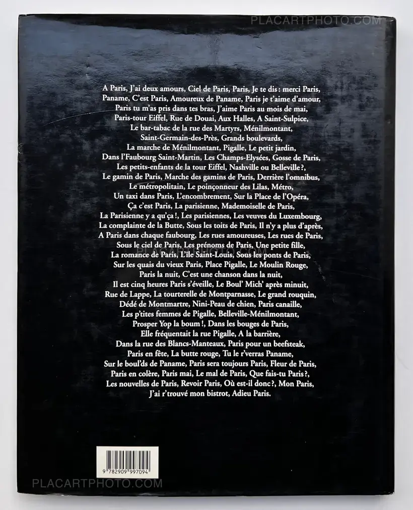 Paris Chansons : Les 100 Plus belles chansons sur Paris (INSCRIBED COPY)