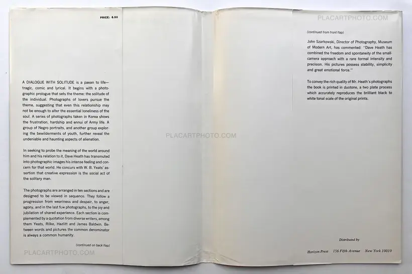 A DIALOGUE WITH SOLITUDE (SIGNED)