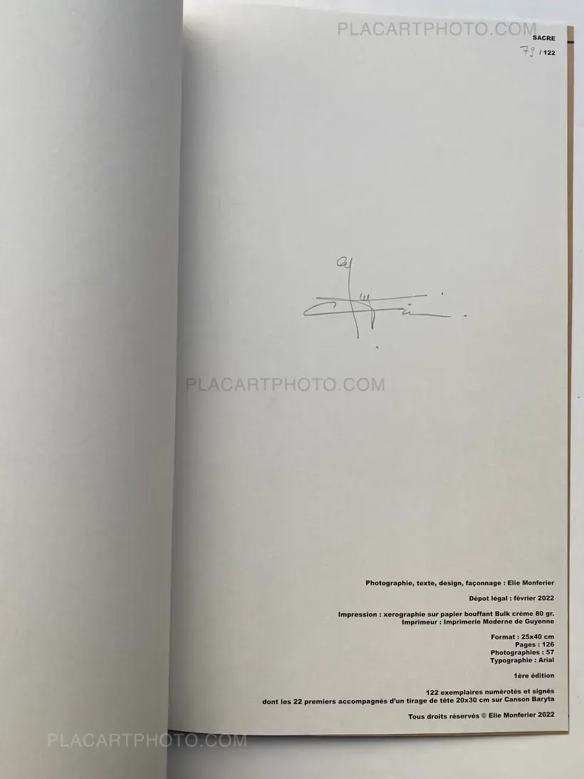 SACRE (SIGNED LTD EDT)