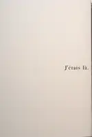 J'étais là (Signed by both)