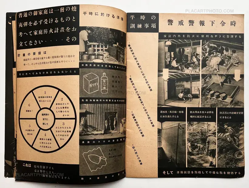 Wagaya no boku / How to protect my family against air raids