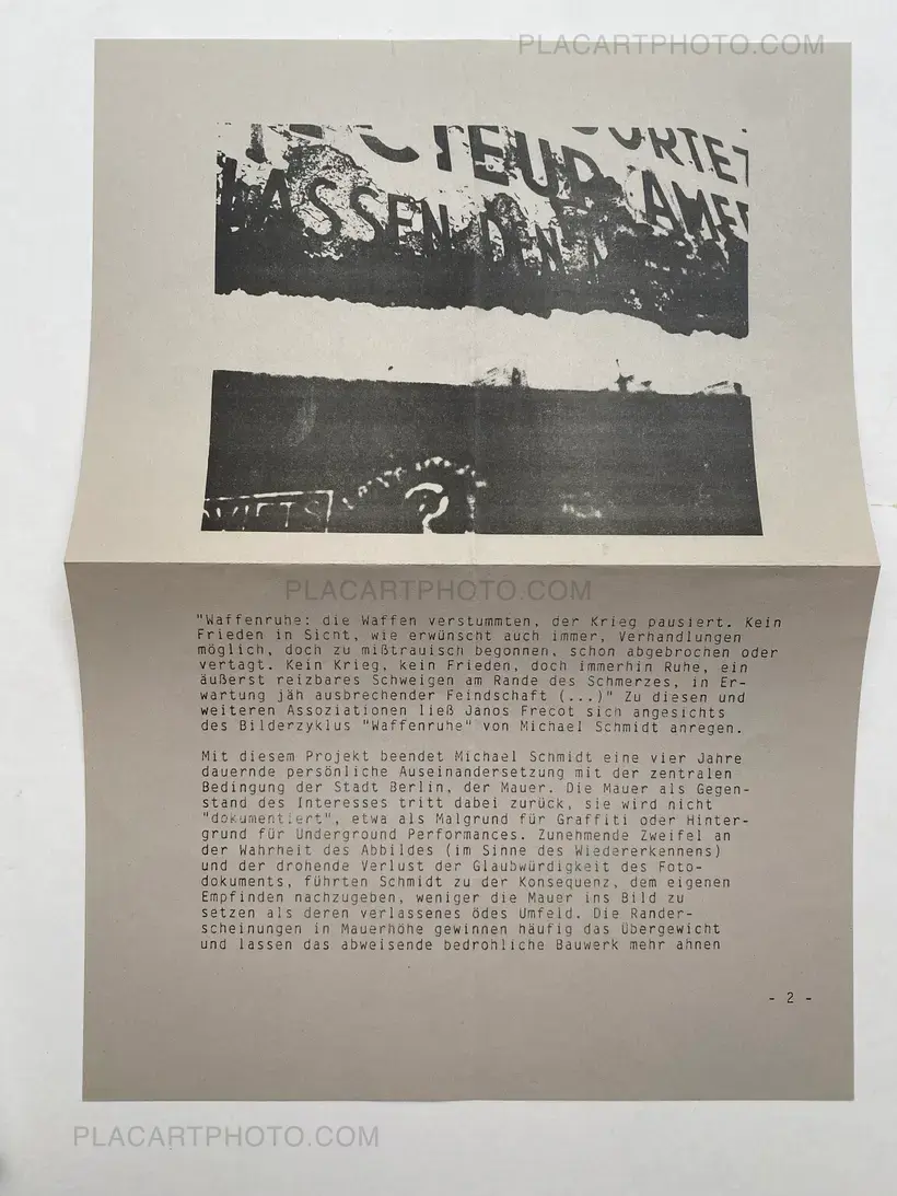 Waffenruhe (with an extra 2 pages sheet)