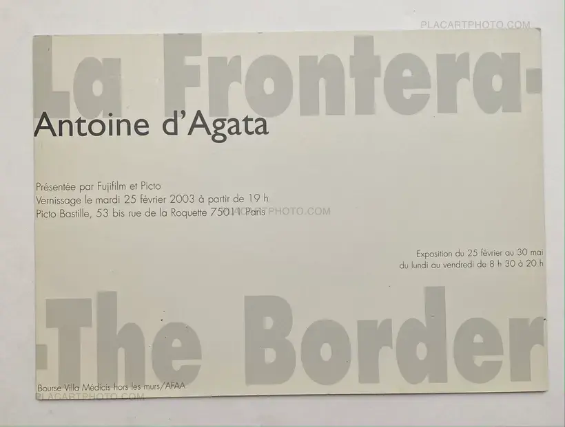 La Frontera / The Border (with invitation card)