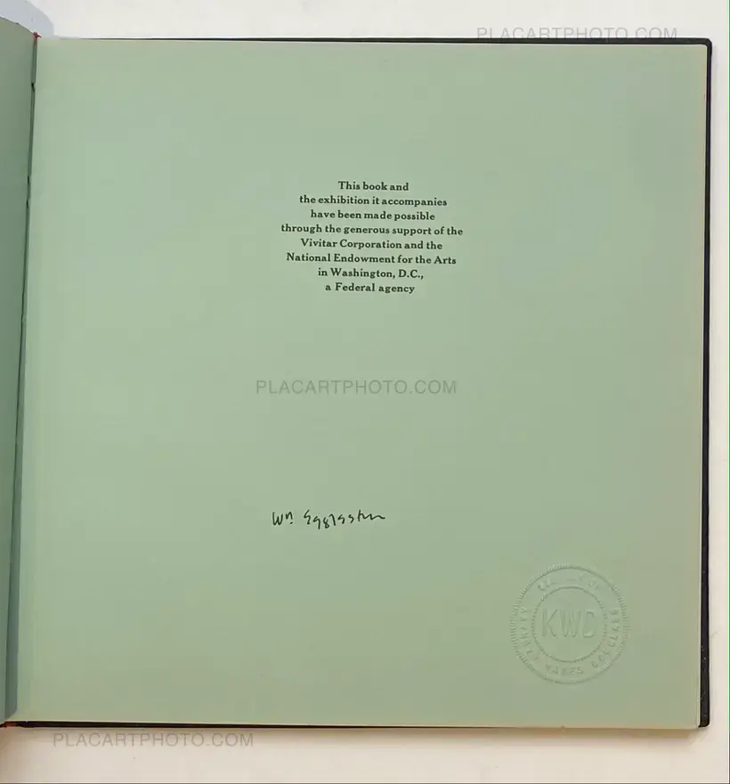 William Eggleston's Guide (SIGNED)