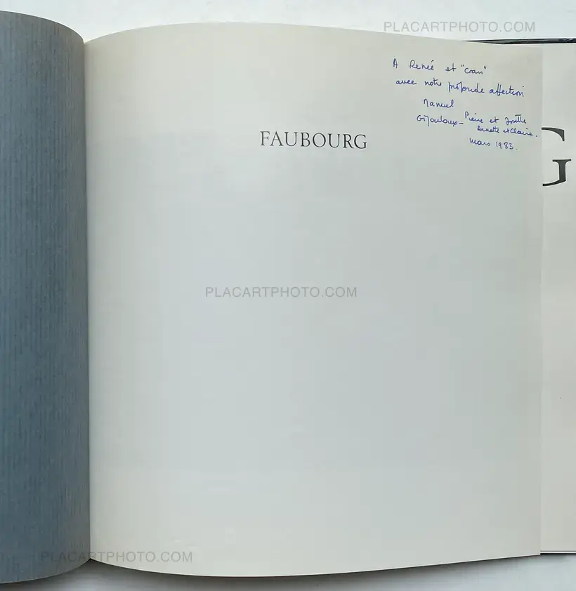 FAUBOURG (SIGNED)