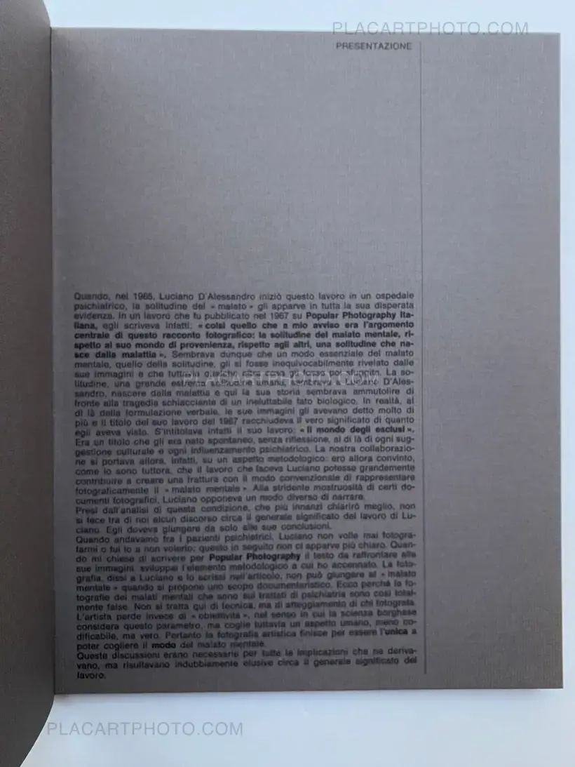 Gli Esclusi : Fotoreportage da un'istituzione totale