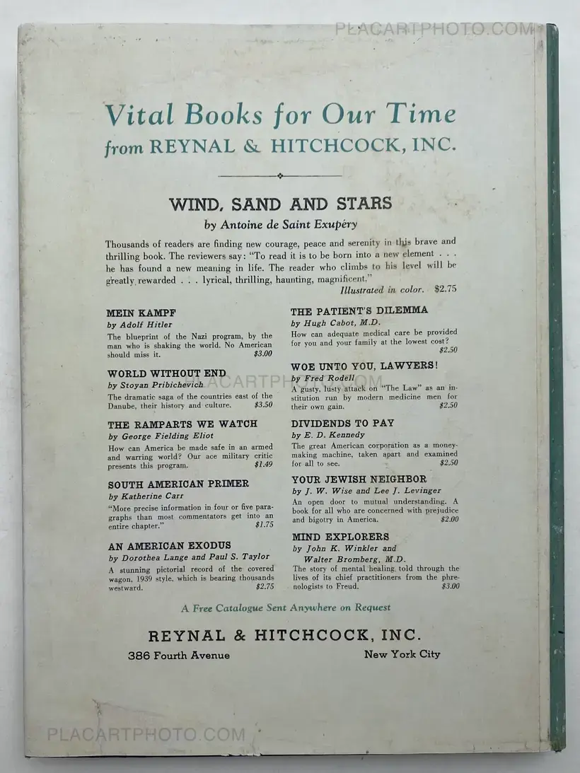 An American Exodus (COVER IS A FACSIMILE)