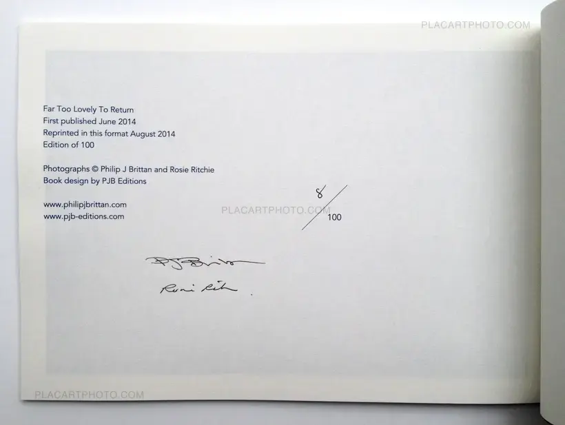 Far too lovely to return (Signed)