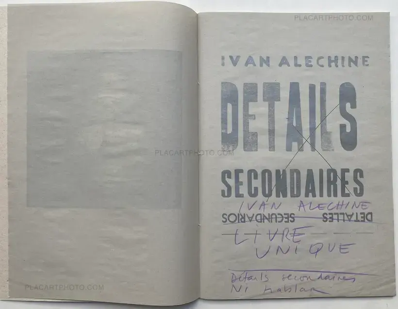 Détails secondaires ni hablar (UNIQUE AND SIGNED)