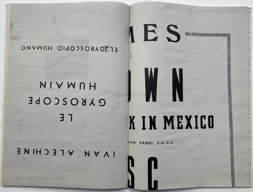 Le Gyroscope humain (UNIQUE AND SIGNED)