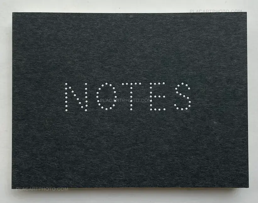 NOTES #1 (SIGNED AND NUMBERED, edt of 3)