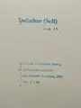 Isolation (Self) (NUMBERED, edt of 10)