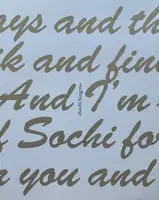 Sochi Singers (SIGNED)