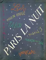 PARIS LA NUIT (envoi de l'auteur)