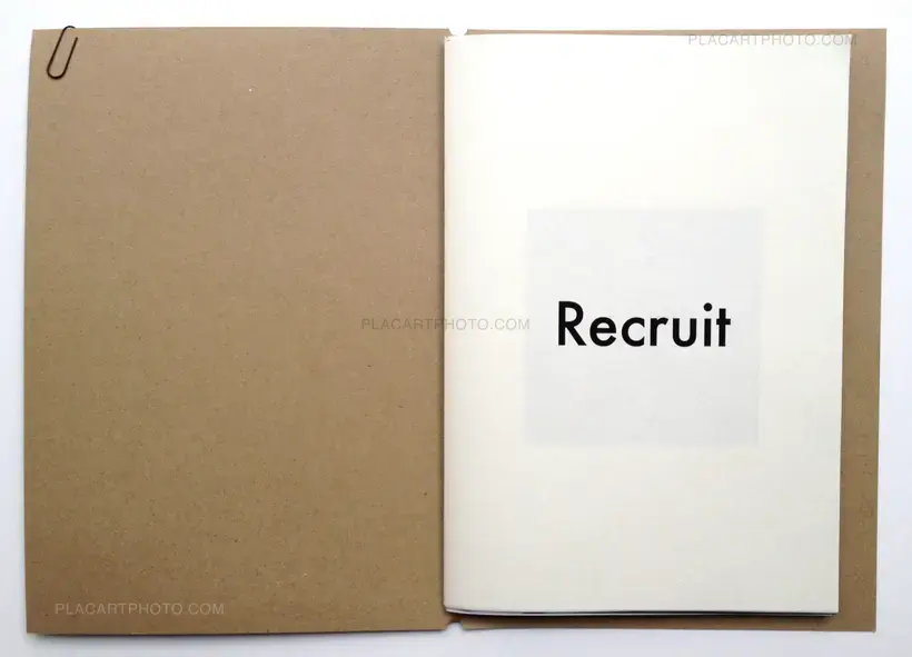 Recruit (Handmade book ltd edt 147 copies signed)