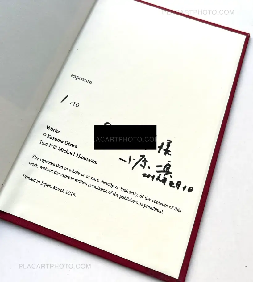 exposure (Signed and numbered, edt of 10)