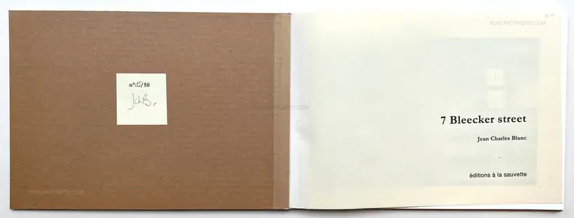 7 Bleecker street (ONLY 50 COPIES)