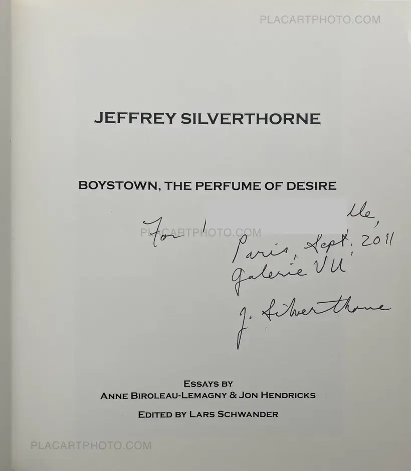 Boystown, The Perfume of Desire (INSCRIBED COPY)