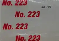 No. 223 (Red version)