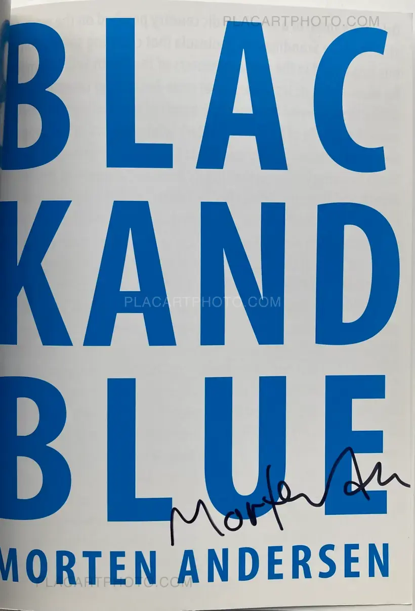 BLACK AND BLUE (SIGNED)