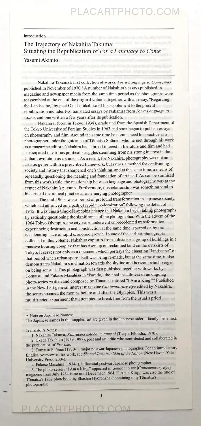 For a Language to Come