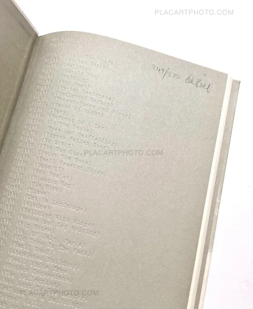 NIGHT LIGHT (SIGNED AND NUMBERED OF 333 EX)